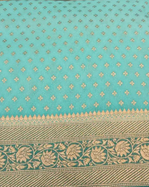 Saree Chanderi silk Banarasi Handloom