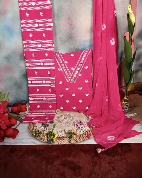 Rani Stone Work Cotton Suit