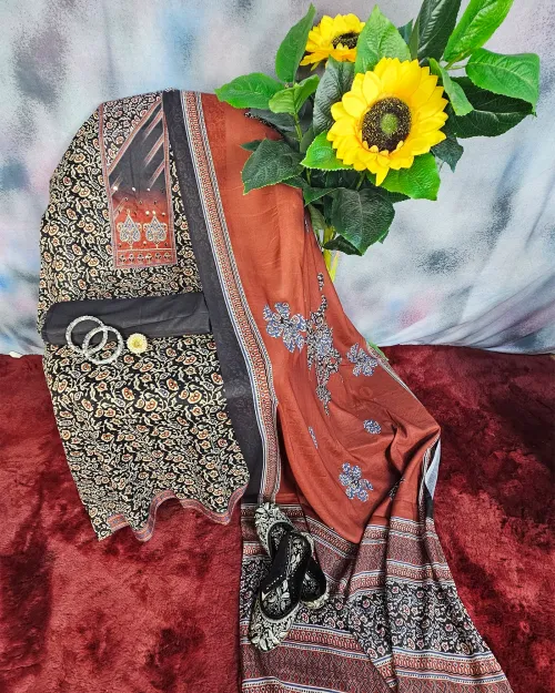 Black Patchwork Casual Wear Suit