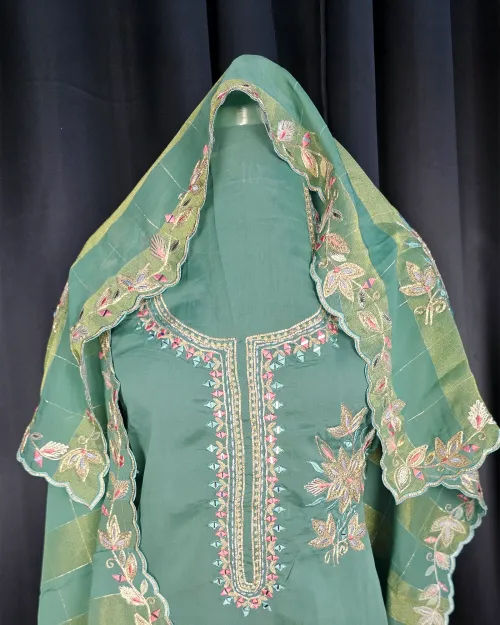 Green Stone Work Suit