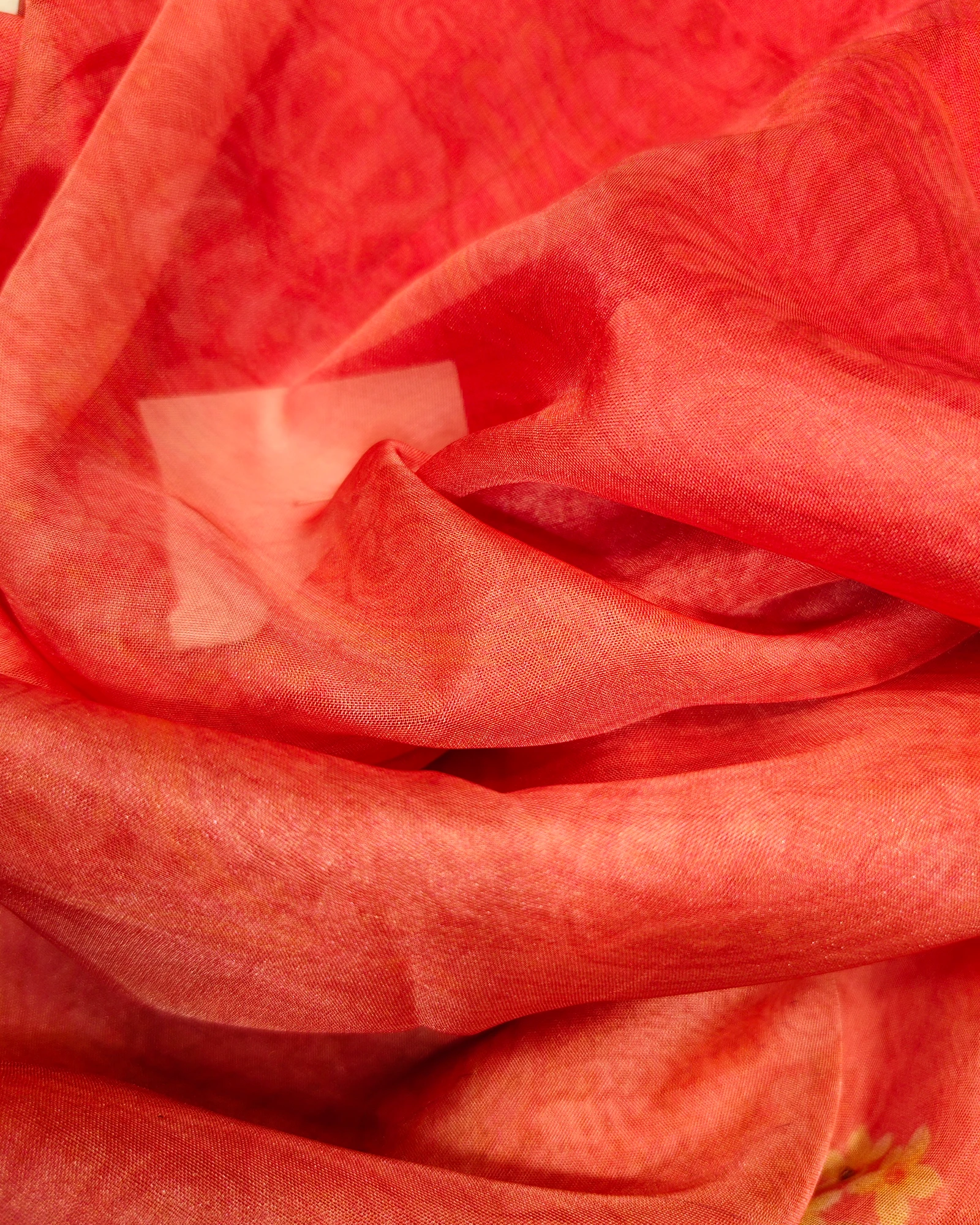 Gajari Red Colour Stone Work Organza Saree