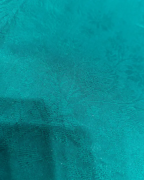 Firozi Color Zari Work Silk Saree