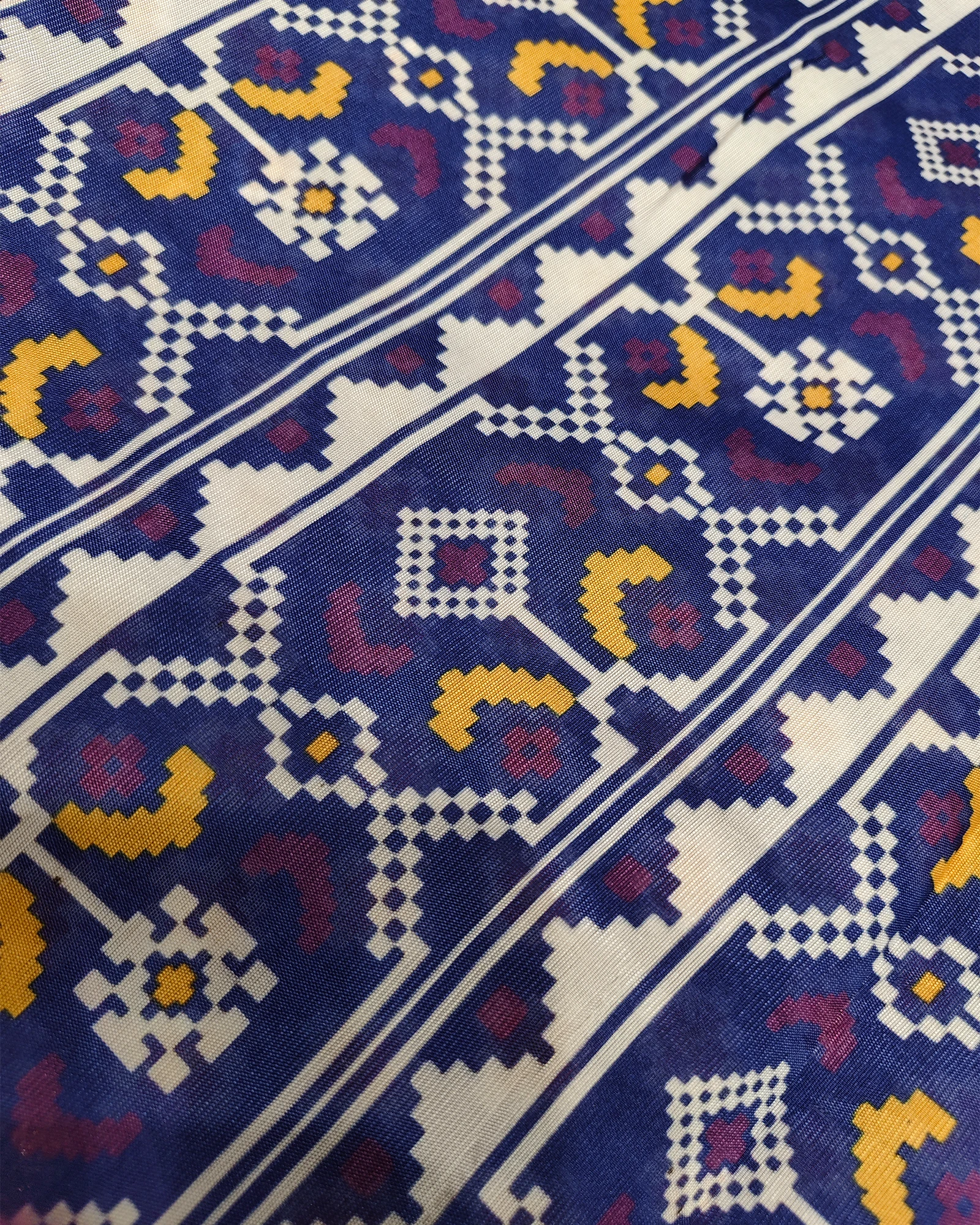 Golden Color Zari Work Silk Saree