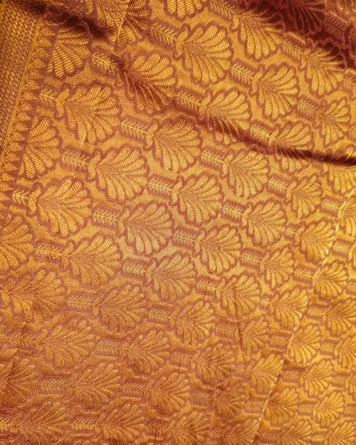 Grey Zari Work Pure Kanchipuram Silk Saree