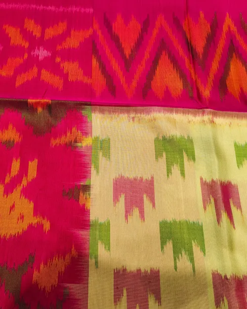 Cream Color Mysore Silk Saree