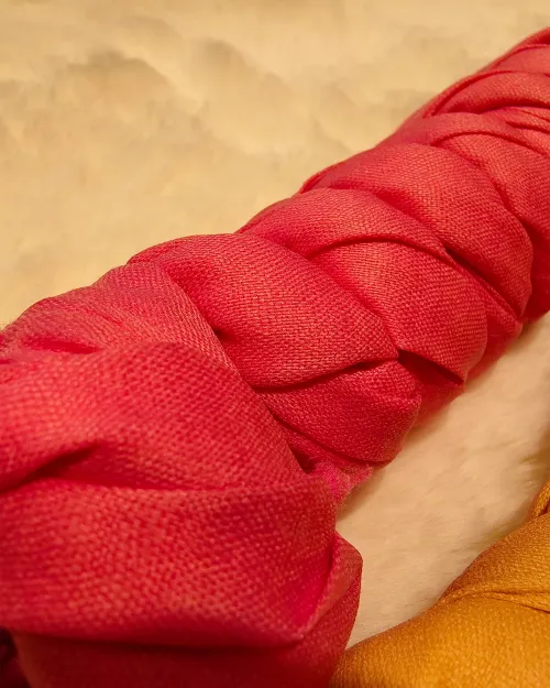 Gajari Red Cotton Silk Printed Dupatta