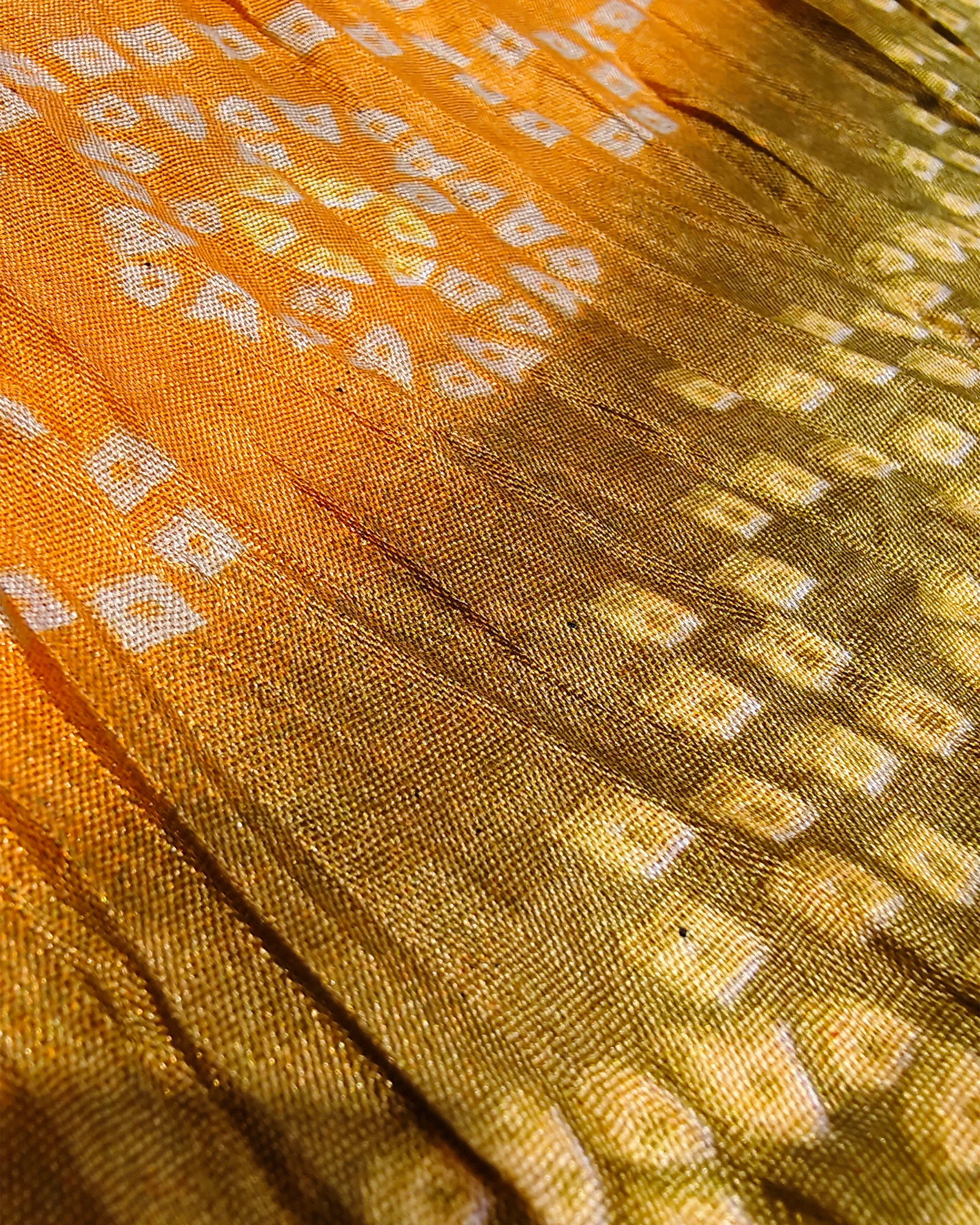 Green Colour Cotton Silk Printed Dupatta