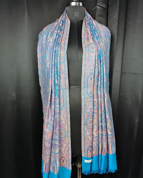 Rama Green Pure Pashmina Woolen Shawl