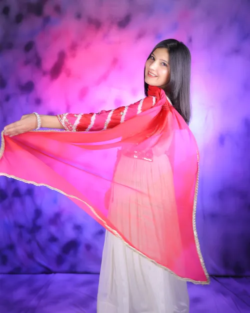Pure White Neck Style Anarkali Suit With Shrug