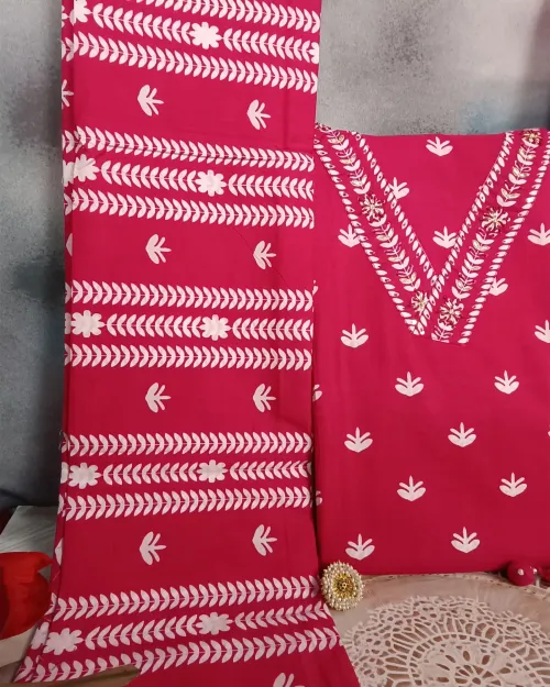 Rani Stone Work Cotton Suit