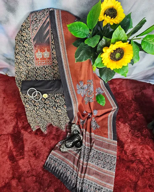 Black Patchwork Casual Wear Suit