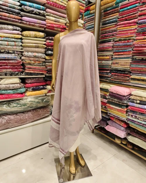 White Cotton Fabric Suit
