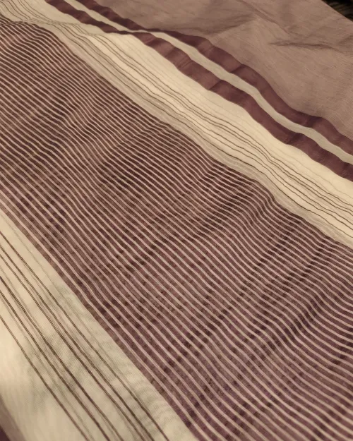 White Cotton Fabric Suit