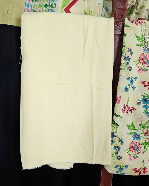 Lemon Embroidery Work Suit