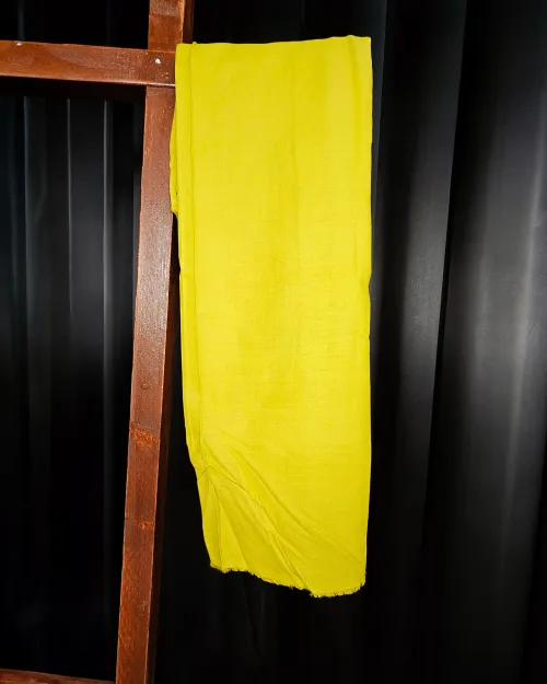 Yellow Cotton Fabric Suit