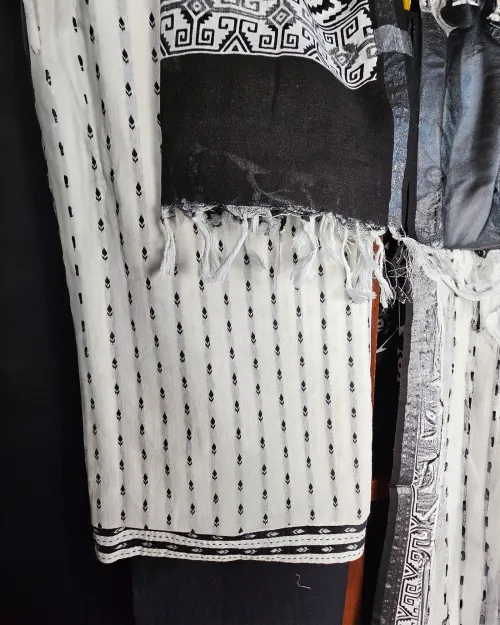 White Linen Fabric Casual Wear Suit