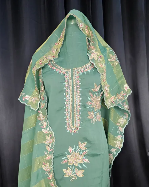 Green Stone Work Suit