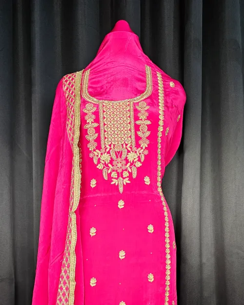 Rani Zari Work Party Wear Suit