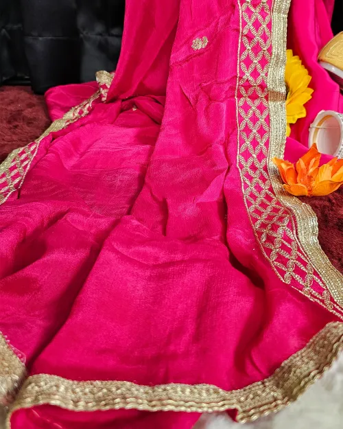 Rani Zari Work Party Wear Suit