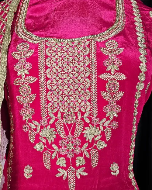 Rani Zari Work Party Wear Suit