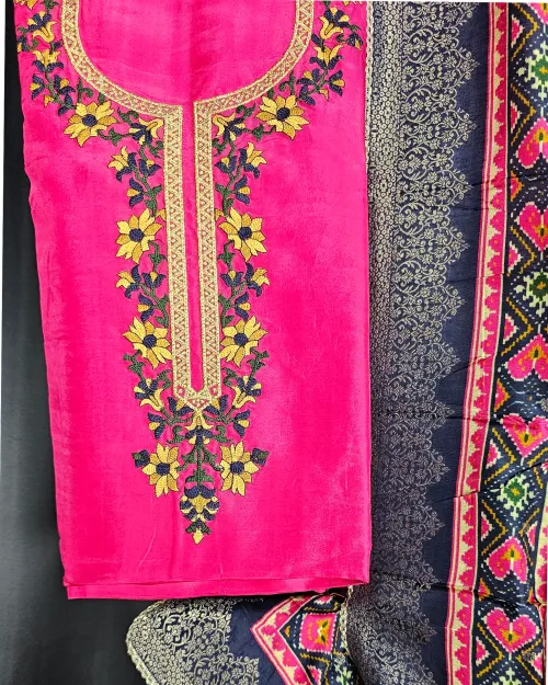 Rani Embroidery Work Party Wear Suit