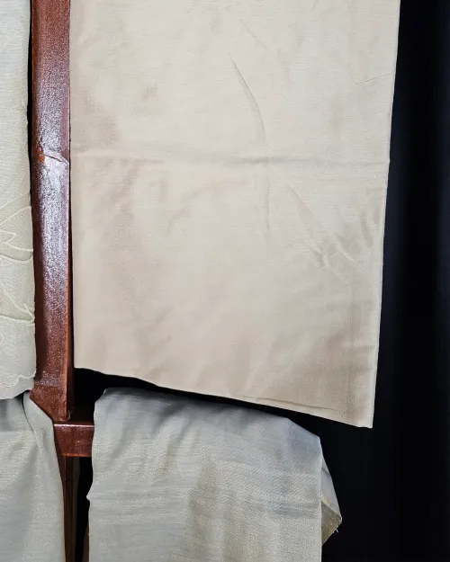 Golden Embroidery Work Chanderi Cotton Suit