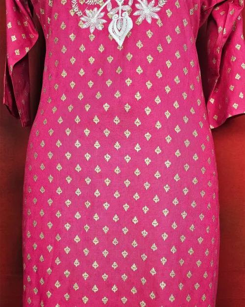 Rani Color Readymade Cotton Kurti