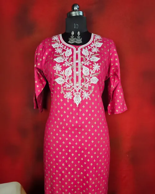 Rani Color Readymade Cotton Kurti