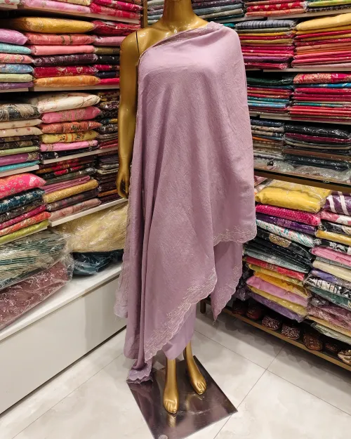 Move Color Cotton Silk Unstitched Salwar Suit Set