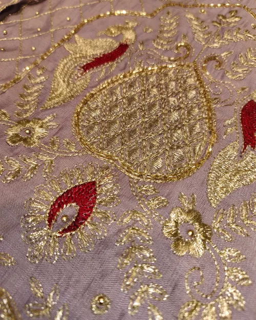 Move Color Cotton Silk Unstitched Salwar Suit Set