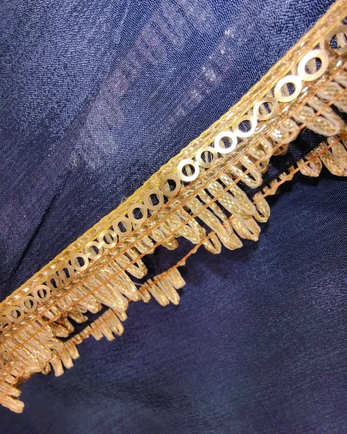 Golden Colour Cotton Silk Unstitched Salwar Suit Set