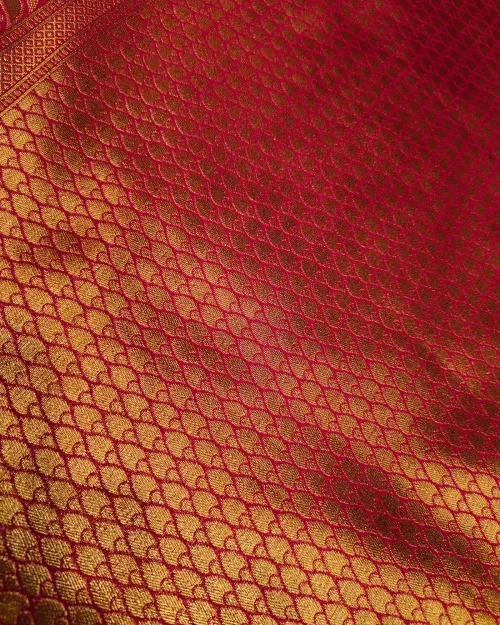 Blue Zari Work Patola Silk Saree