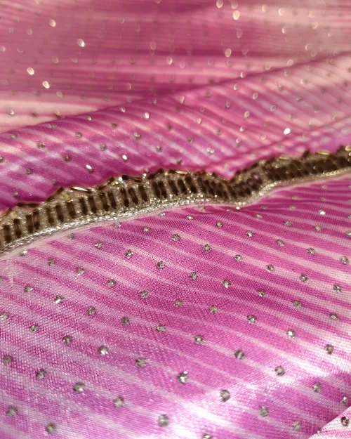 Move Color Srone Work Imported Crepe Silk Saree