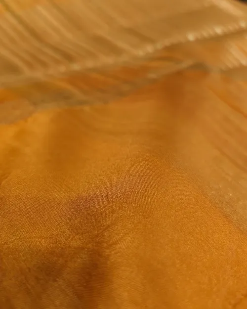 Red Colour Zari Work Organza Silk Saree