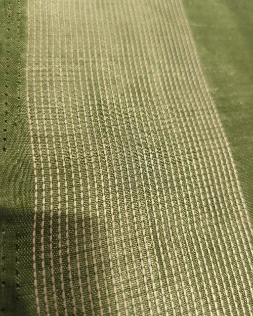 Light Green Stone Work Cotton Silk Saree