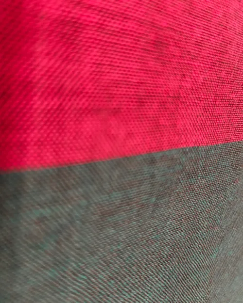 Multi Color Raw Cotton Casual Wear Saree