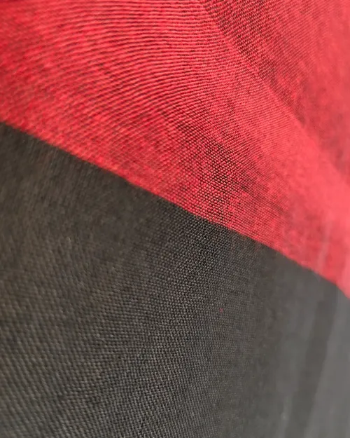 Multi Colour Raw Cotton Border Style Saree