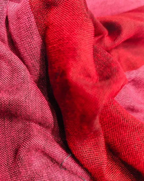Multi Color Raw Cotton Casual Wear Saree
