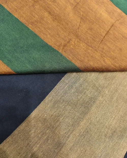 Multi Color Raw Cotton Border Style Saree