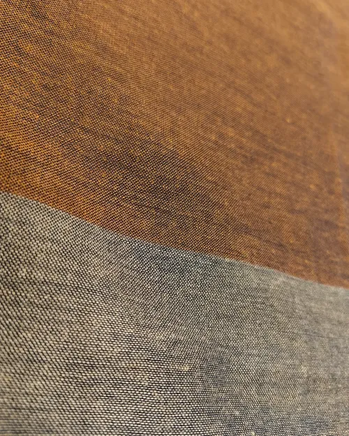 Multi Color Raw Cotton Border Style Saree