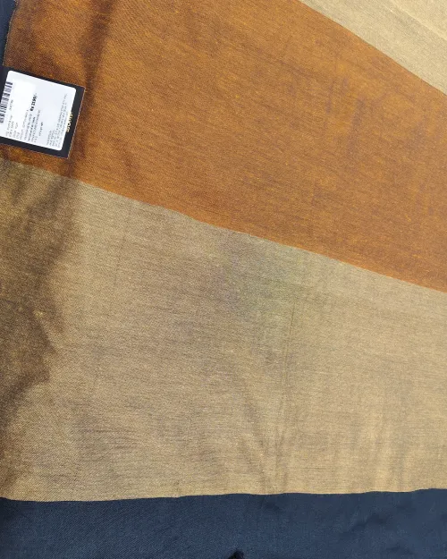 Multi Color Raw Cotton Border Style Saree