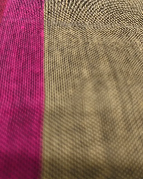 Multi Colour Raw Cotton Casual Wear Saree