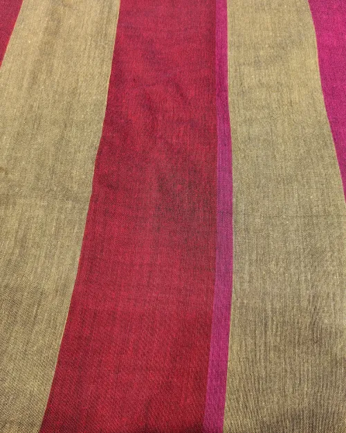 Multi Colour Raw Cotton Casual Wear Saree