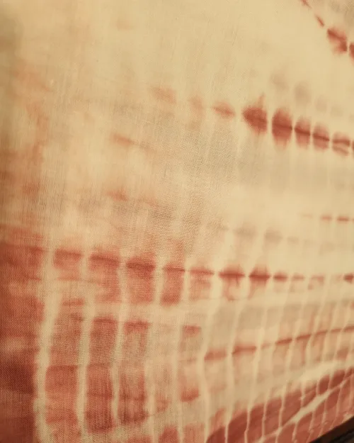 Pink & White Colour Bandhani Cotton Silk Saree