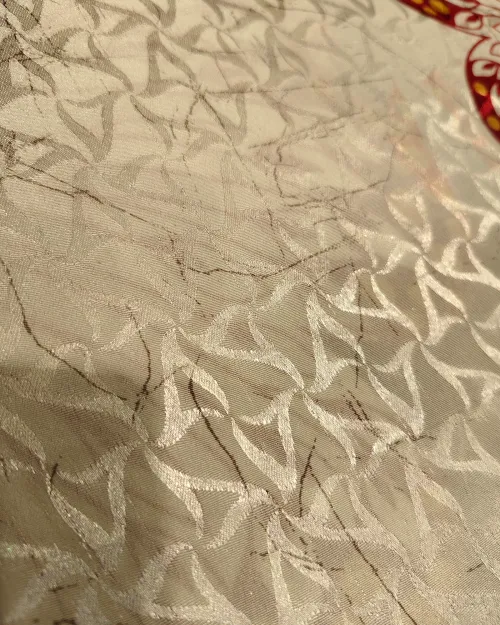 White Colour Printed Crepe Silk Saree