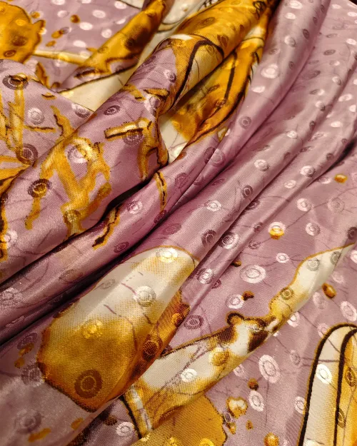 Move Color Printed Crepe Silk Saree