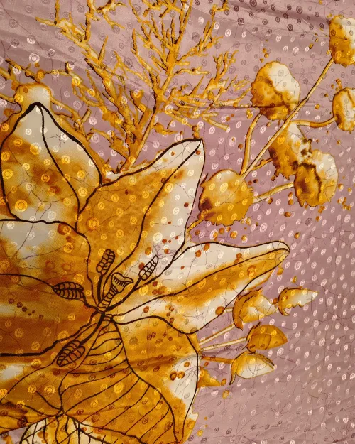 Move Color Printed Crepe Silk Saree