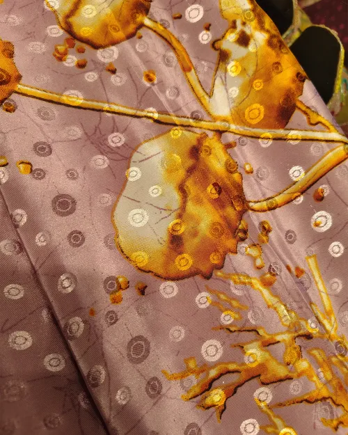 Move Color Printed Crepe Silk Saree