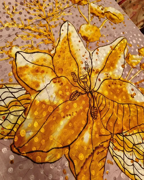 Move Color Printed Crepe Silk Saree