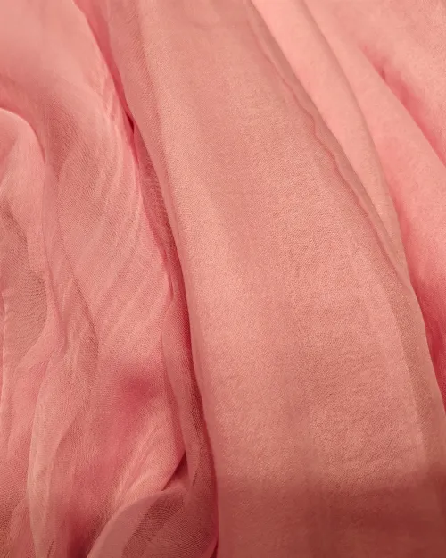 Pink Color Stone Work Chiffon Saree